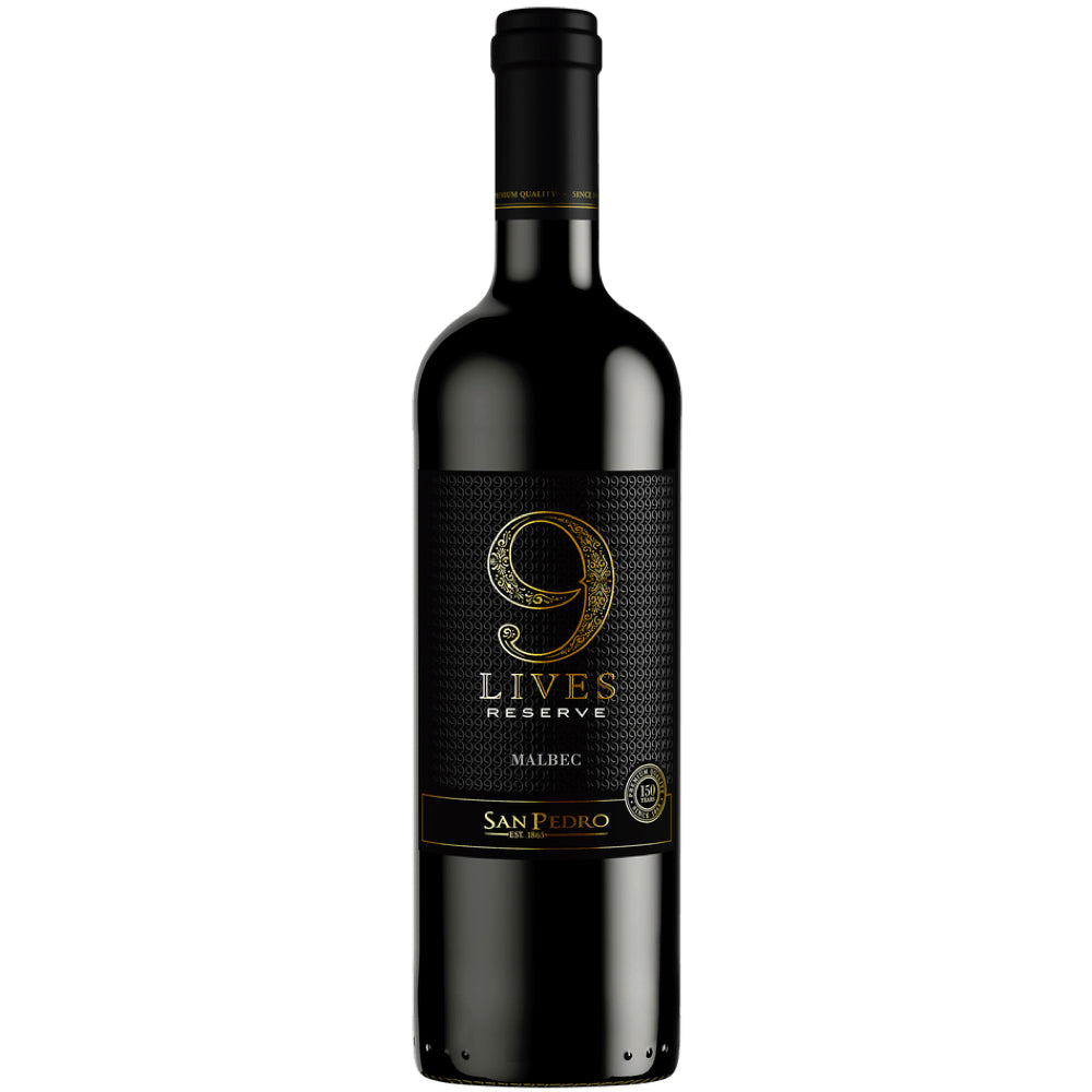 Vina San Pedro 9 Lives Reserve Malbec Mendoza Argentina, 2017