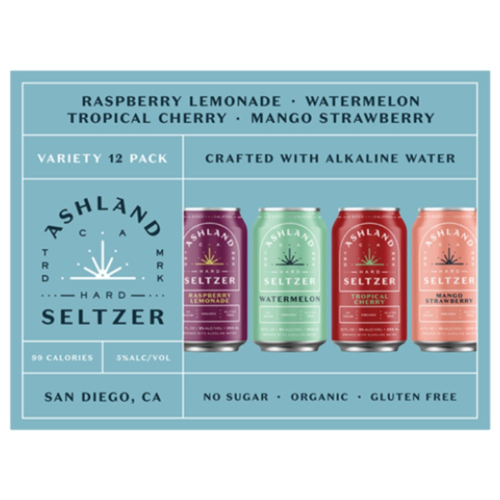 Organic Hard Seltzer Variety Pack - 12 pack