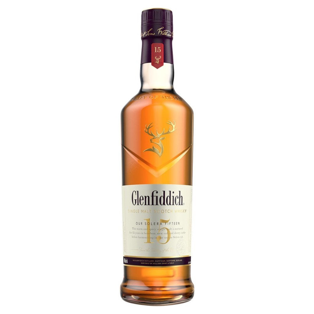 Glenfiddich 15 Year Old Single Malt Scotch Whiskey