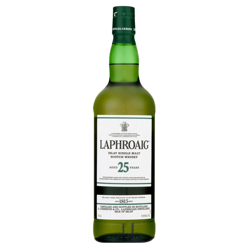 Laphroaig 25 Year Old Cask Strength Single Malt Scotch Whiskey