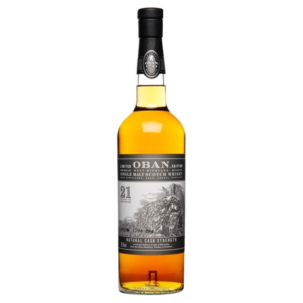 Oban 21 Year Old Single Malt Scotch Whiskey
