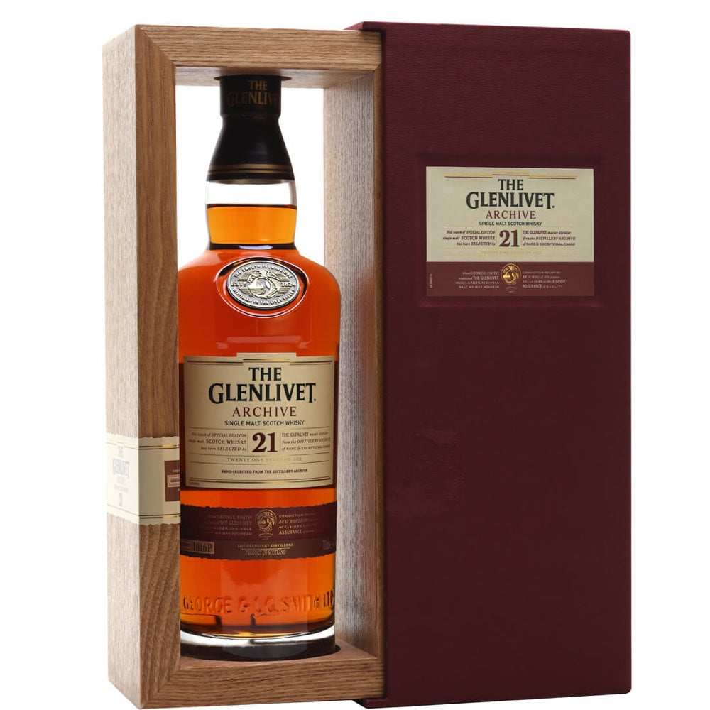 Glenlivet 21 Year Old Single Malt Scotch Whiskey