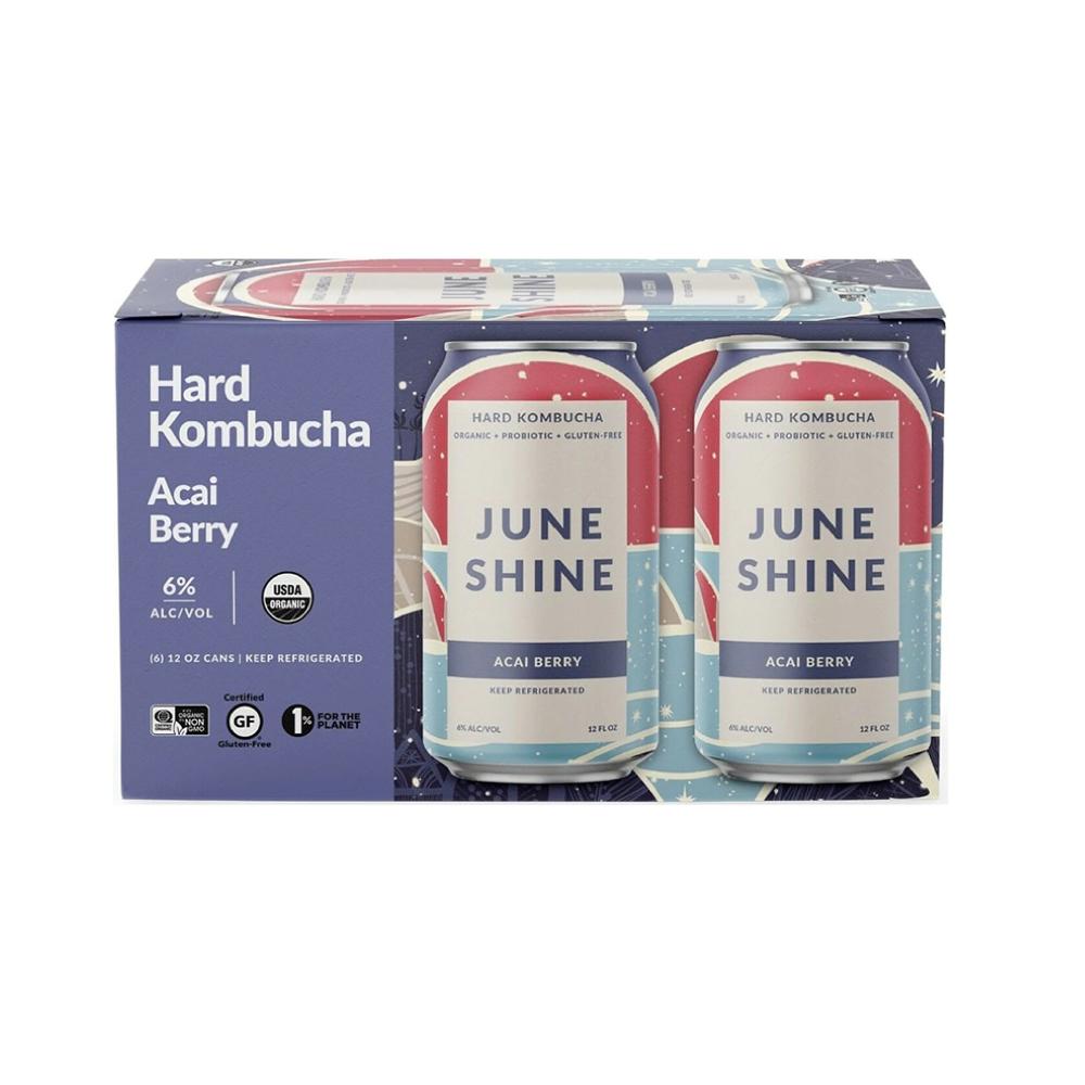 JuneShine Acai Berry Hard Kombucha 6pk
