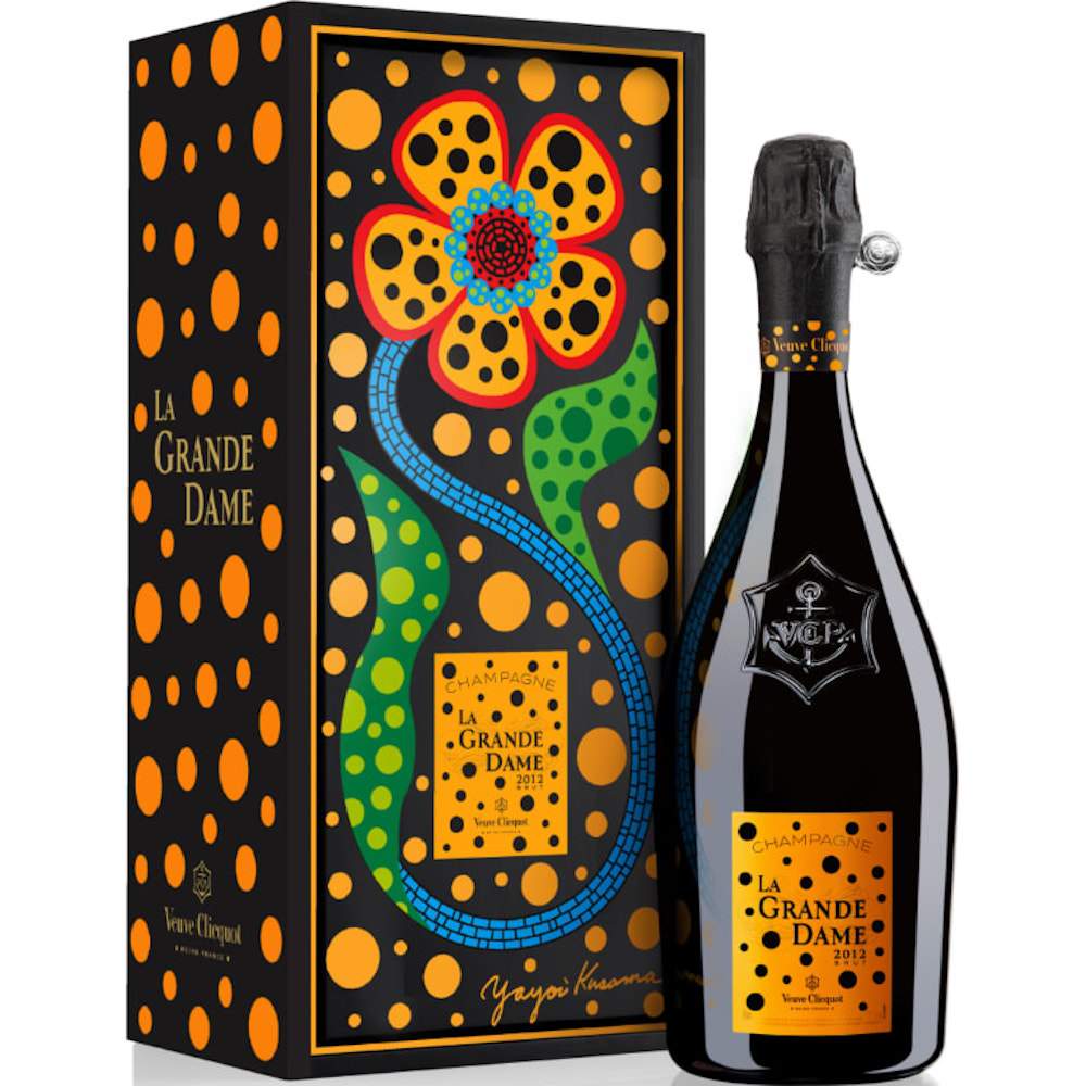 Veuve Clicquot La Grande Dame Yayoi Kusama Limited Edition in Gift Box Champagne France, 2012