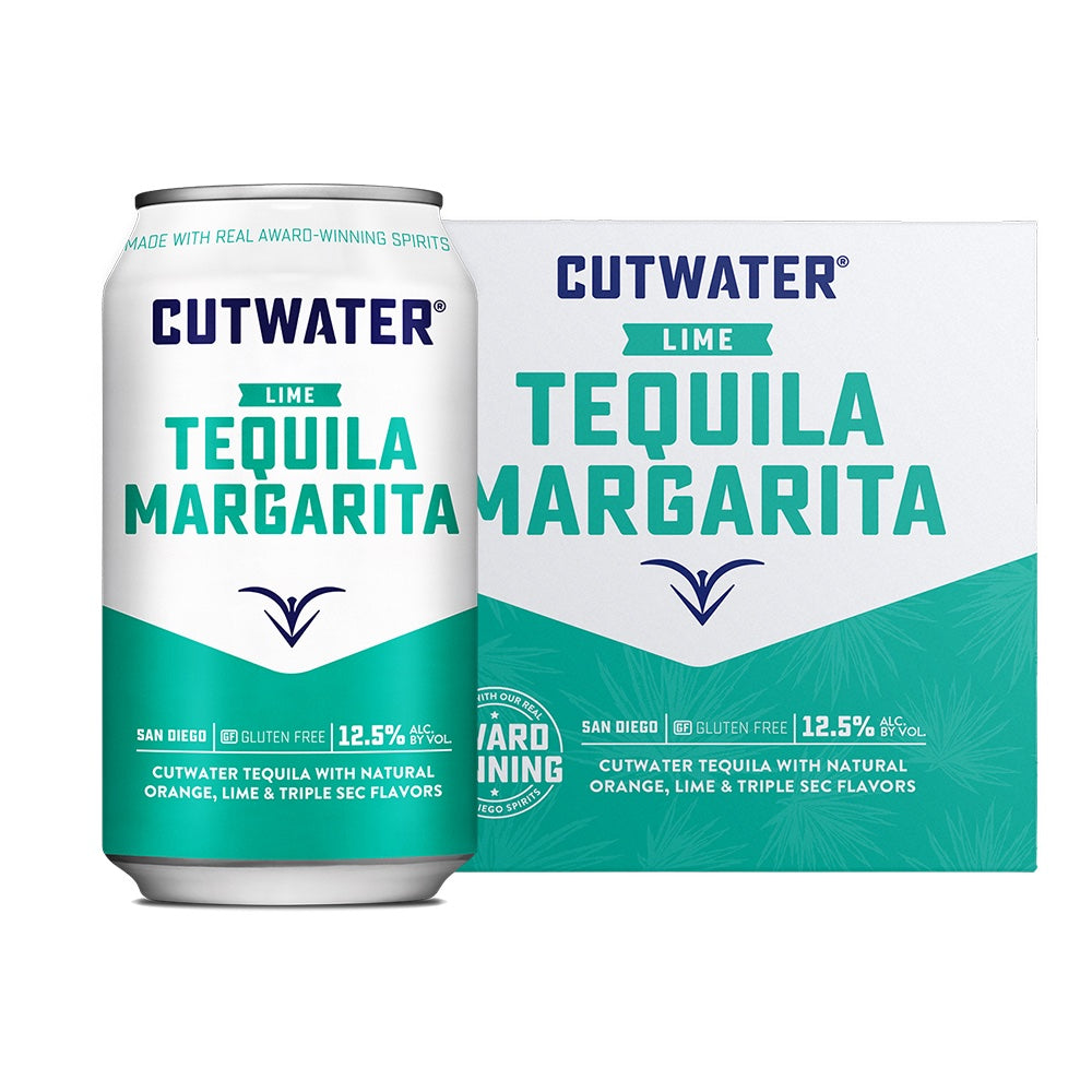 Cutwater Lime Tequila Margarita Cocktail 4pk