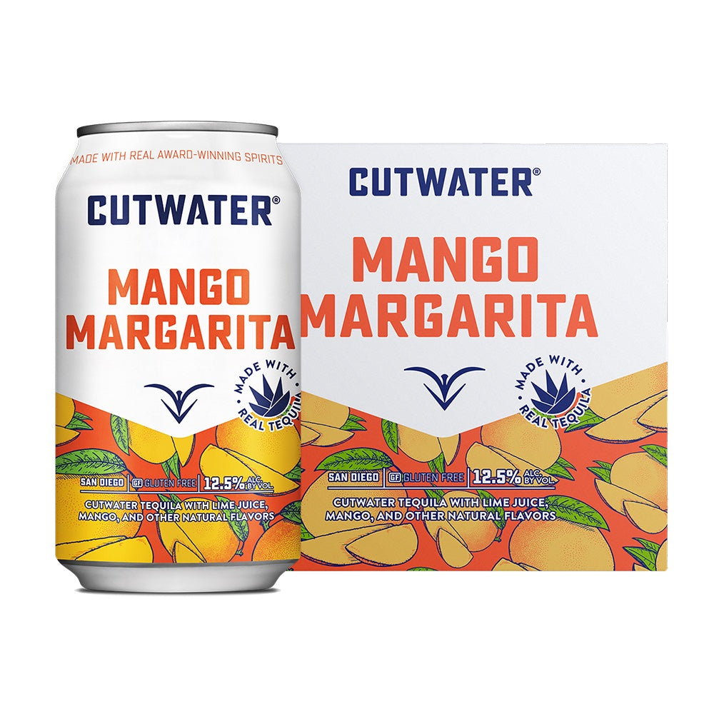 Cutwater Mango Margarita Cocktail 4pk