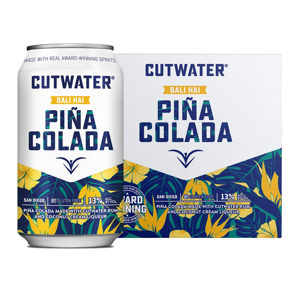 Cutwater Pina Colada Cocktail 4pk