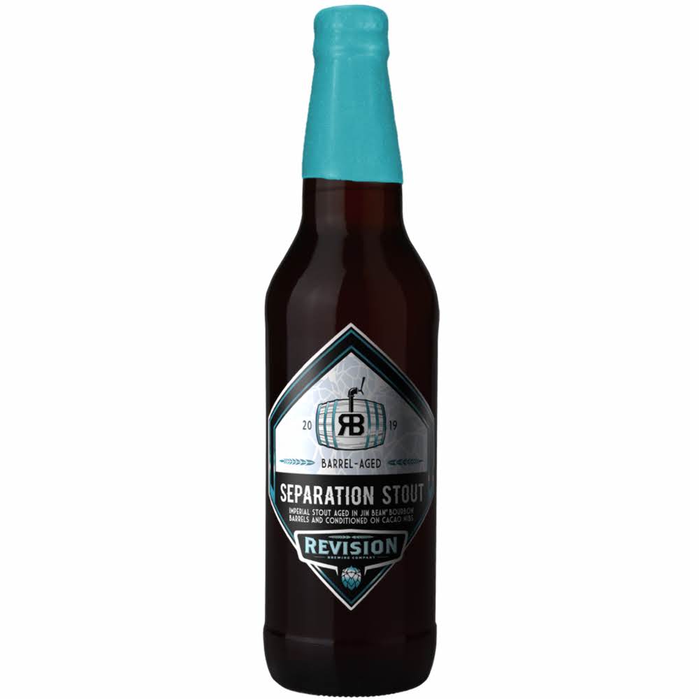Revision Barrel Aged Separation Imperial Stout Beer