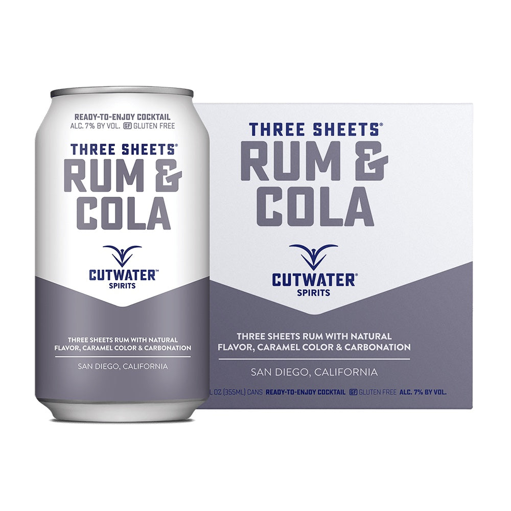 Cutwater Rum & Cola Cocktail 4pk
