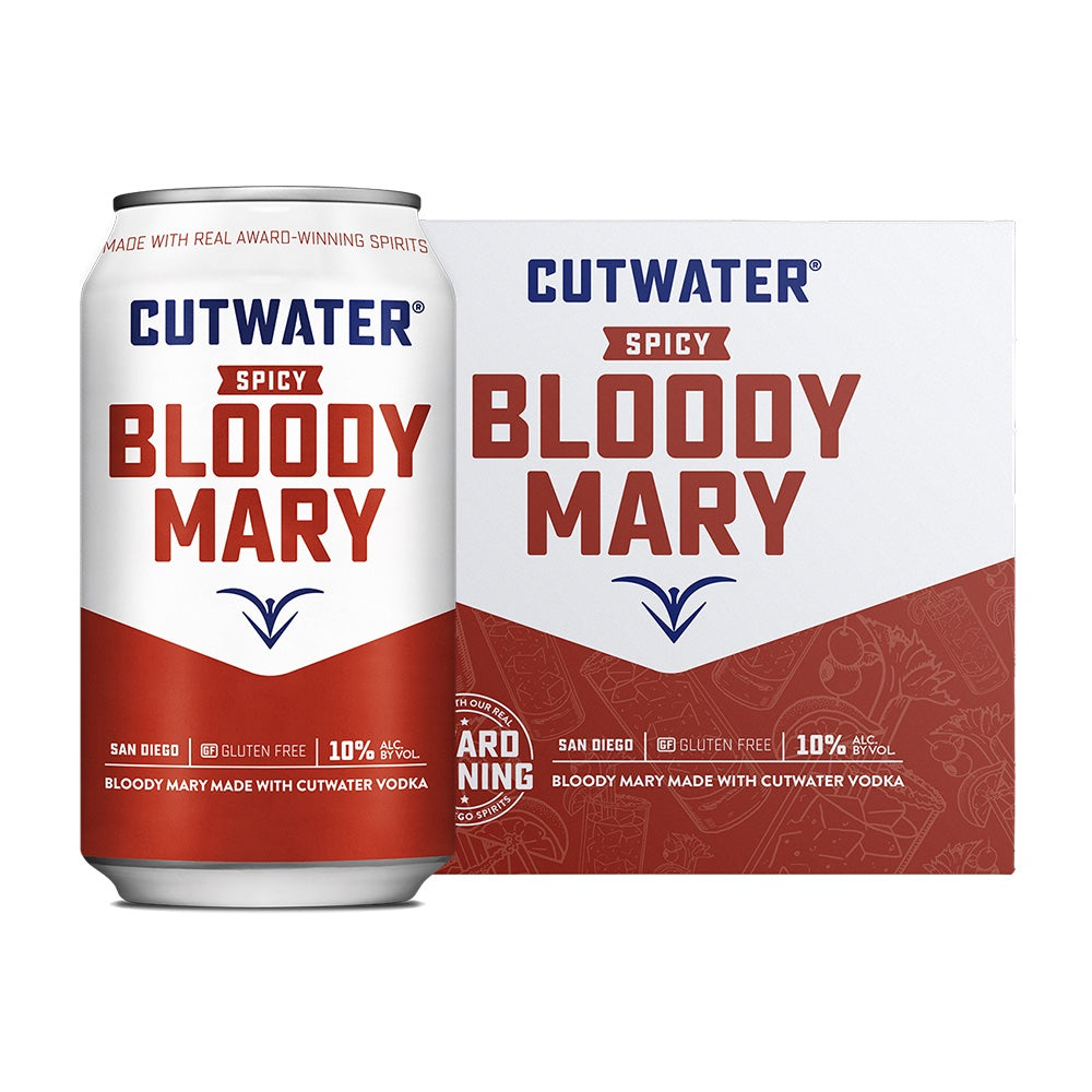 Cutwater Spicy Bloody Mary Cocktail 4pk