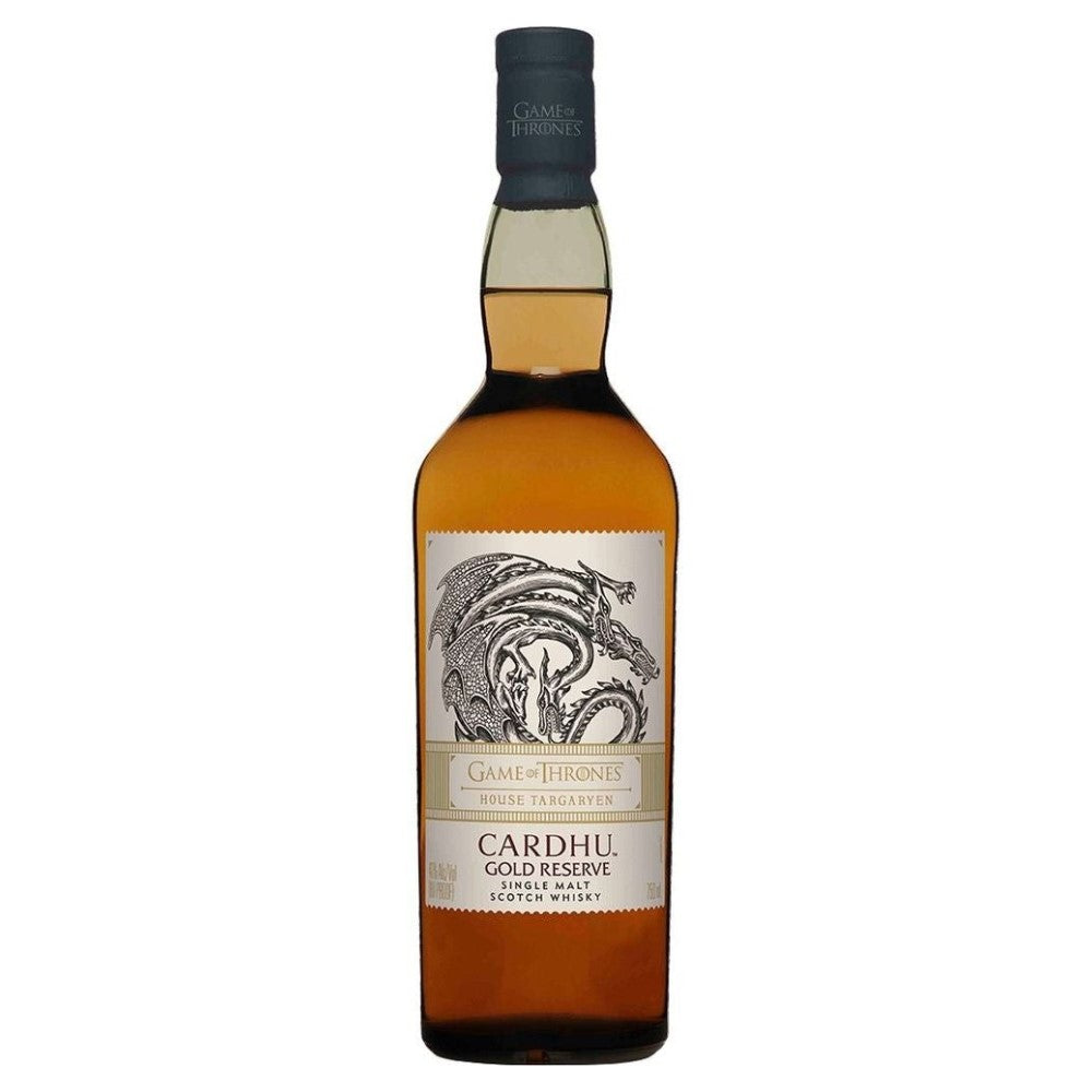 Game Of Thrones Targaryen Cardhu Gold Reserve Scotch Whiskey