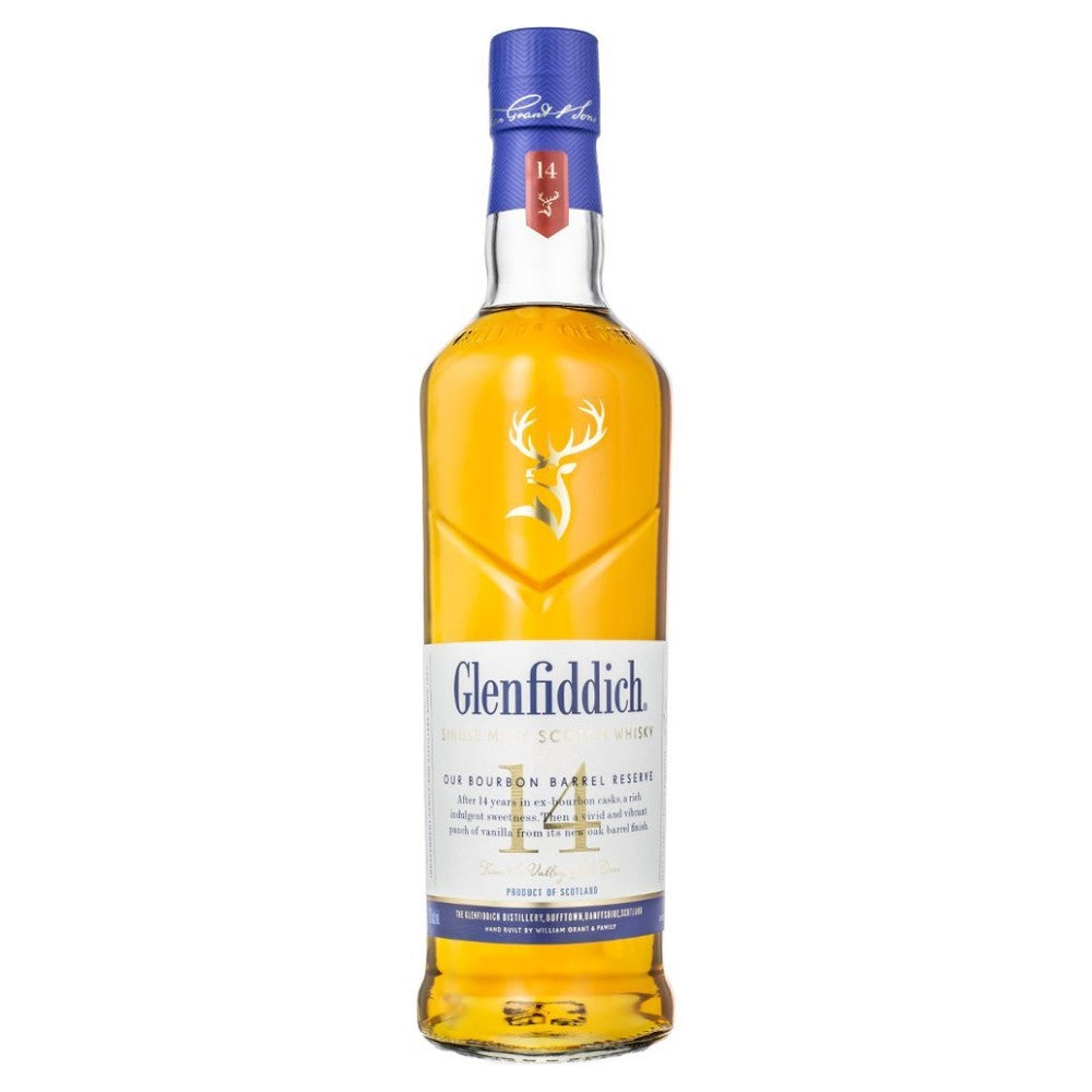 Glenfiddich 14 Year Old Bourbon Barrel Reserve Scotch Whiskey