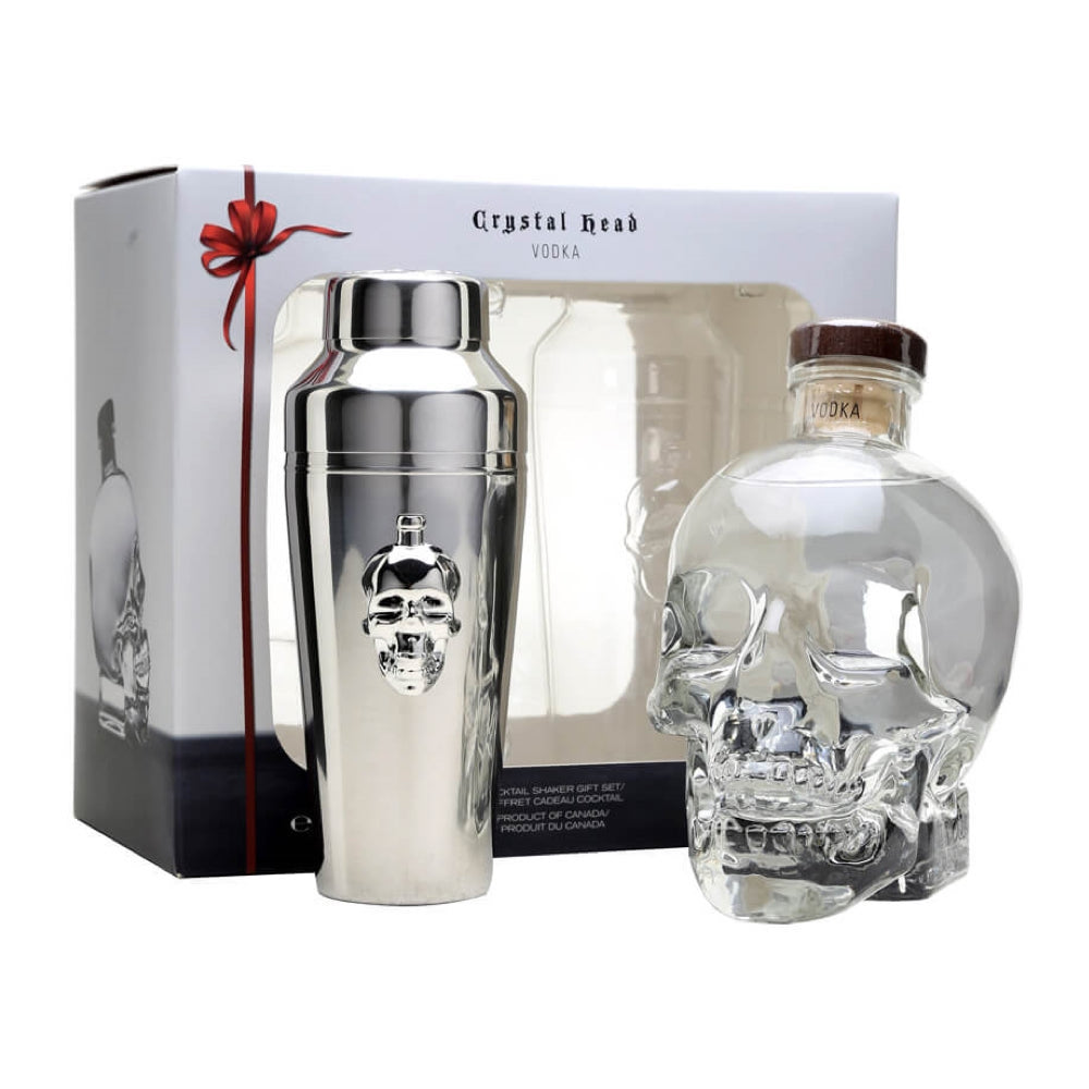 Crystal Head Vodka With Cocktail Shaker Set