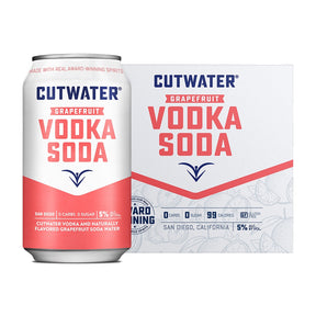 Cutwater Grapefruit Vodka Soda Cocktail 4pk