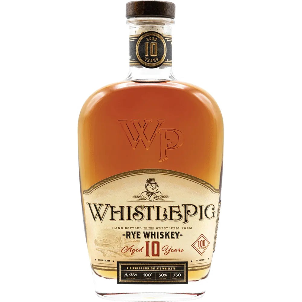WhistlePig 10 Year Old 100 Proof Rye Whiskey